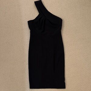 Tory Burch Black One-Shoulder Dress